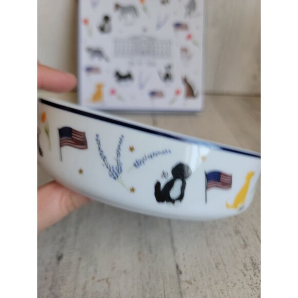 White House one pet bowl cat dog unique home decor figure - Picture 5 of 11